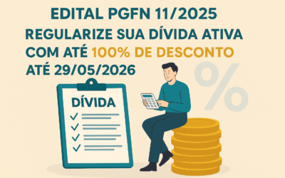 Regularize sua Dívida Ativa com até 100% de desconto até 29/05/2026!